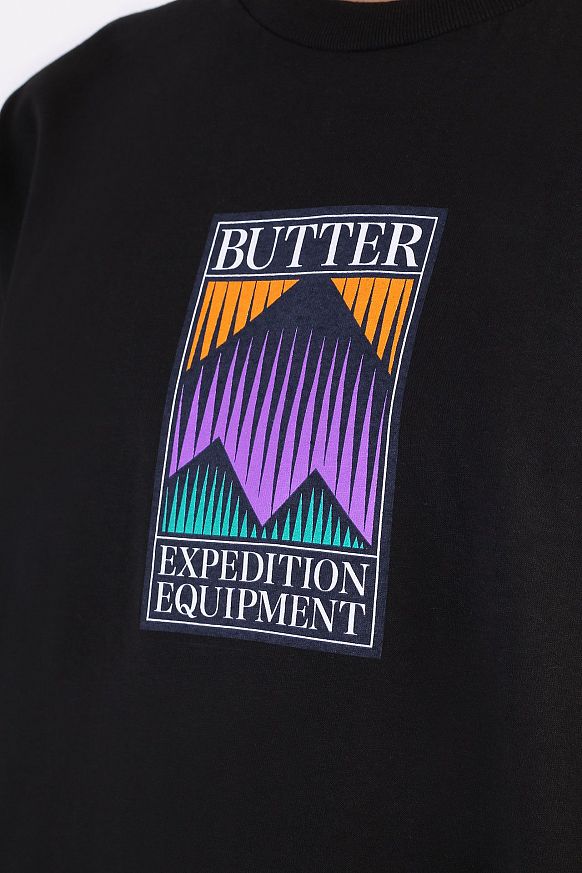 Мужская футболка Butter Goods Expedition Tee (EXPEDITION-black) - фото 2 картинки