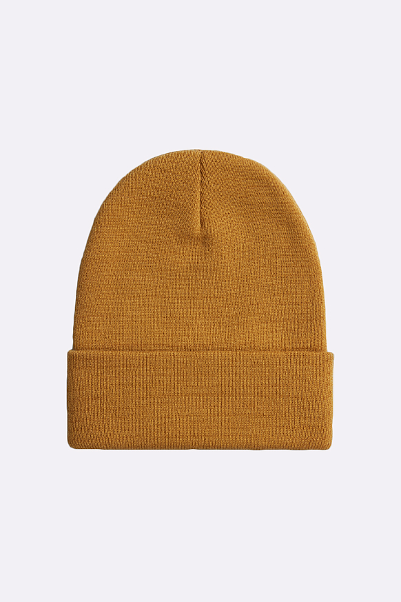 Мужская шапка Alpha Industries Essential Beanie (UHE51500C1-brown) - фото 2 картинки