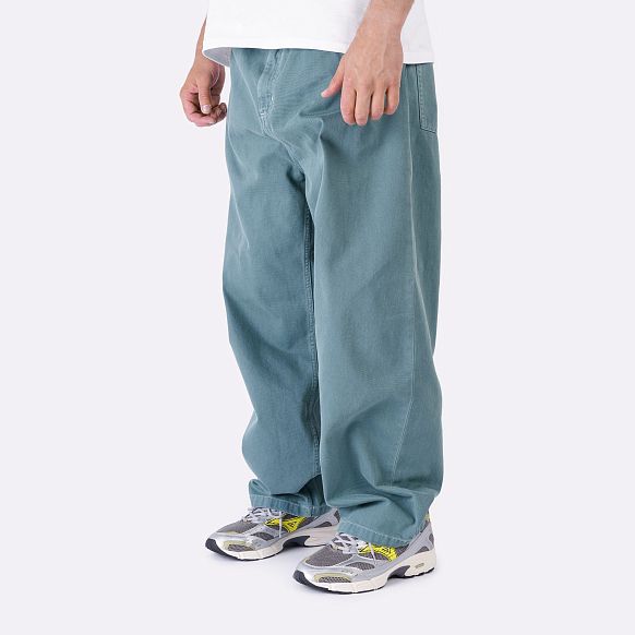 Мужские брюки Carhartt WIP Brandon Pant (I034809-silver pine st dy) - фото 4 картинки