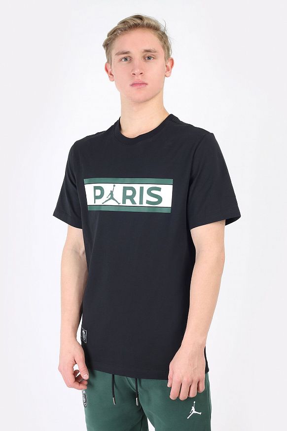Мужская футболка Jordan Paris Saint-Germain Wordmark Tee (DB6510-010)