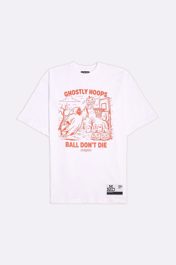 Мужская футболка Hard Halloween Tee (Hard-hallow-white)