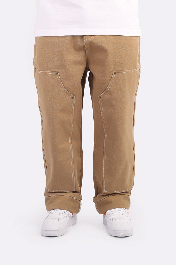 Мужские брюки Butter Goods Double Knee Pants Washed Brown (Pants Washed Brown) - фото 2 картинки
