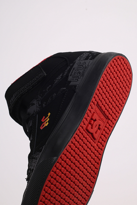 Детские кроссовки DC SHOES Pure high-Top AC/DC (ADBS300364-GDB-GDB) - фото 6 картинки