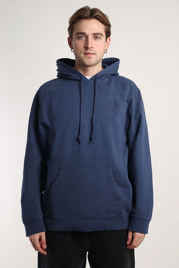 Мужская толстовка Carhartt WIP Hooded Verse Patch Sweat (I030639-enzian) - фото 2 картинки