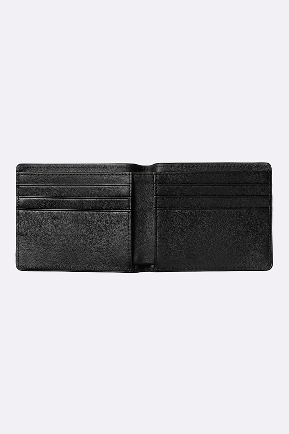 Бумажник Carhartt WIP Vegas Billfold Wallet (I033108-black/silver) - фото 2 картинки