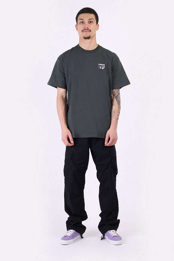 Мужские брюки Carhartt WIP Regular Cargo Pant (I015875-black) - фото 10 картинки