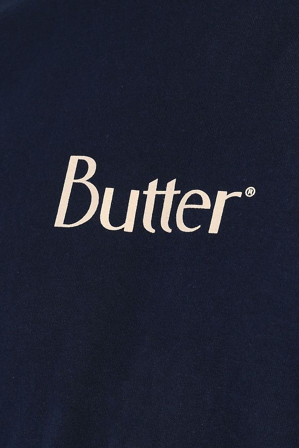 Мужская футболка Butter Goods Classic Logo Tee (CLASSIC TEE-navy) - фото 2 картинки
