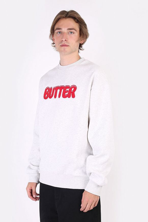 Мужская толстовка Butter Goods Goo Crewneck Sweatshirt (Goo Crewneck Sweatshirt A) - фото 3 картинки