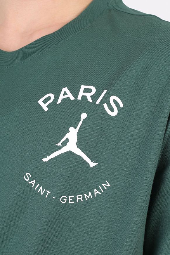 Мужская футболка Jordan Paris Saint-Germain Logo Tee (DB6514-333) - фото 2 картинки