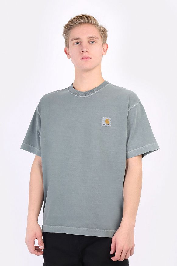 Мужская футболка Carhartt WIP S/S Vista T-Shirt (I029598-eucalyptus)