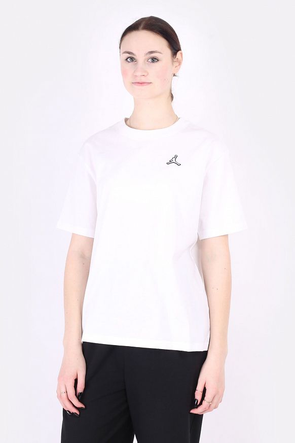 Женская футболка Jordan Essentials T-Shirt (DM5029-100) - фото 4 картинки