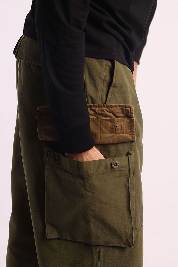 Мужские брюки FrizmWORKS French Army Pants (FWPT003-olive) - фото 2 картинки