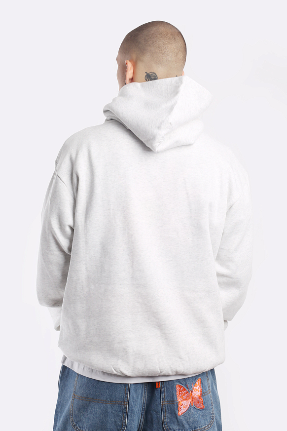Мужская толстовка Butter Goods Geo Pullover Hood (Geo Pullover-ash grey) - фото 6 картинки