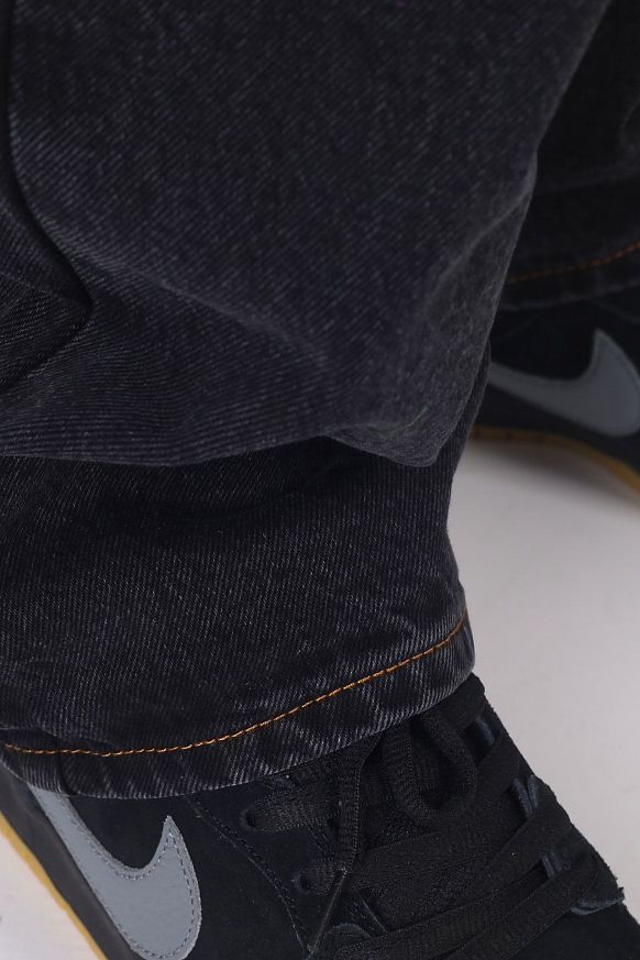 Мужские брюки Butter Goods Bass Denim Jeans (Bass Denim Pants-black) - фото 5 картинки