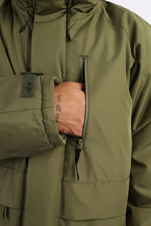 Мужская куртка Alpha Industries Raglan Parka (MJR53500C1-green) - фото 6 картинки