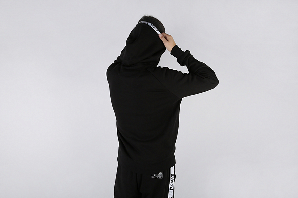 Мужская толстовка Jordan PSG Fleece Hoodie (BQ8346-010) - фото 2 картинки