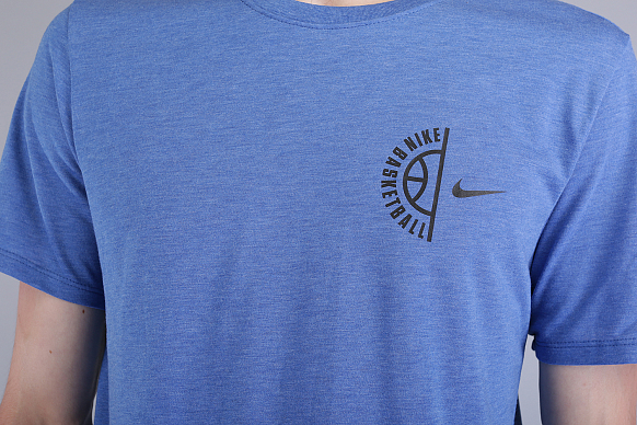 Мужская футболка Nike Dry Basketball T-Shirt (899433-456) - фото 3 картинки