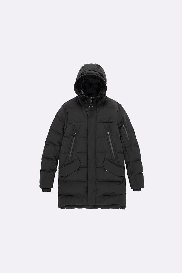 Мужская куртка KRAKATAU STROFO Long Down Jacket (Qm562-1-strofo-черн)