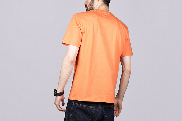 Мужская футболка Carhartt WIP S/S Pocket T-Shirt (I022091-Jaffa) - фото 2 картинки