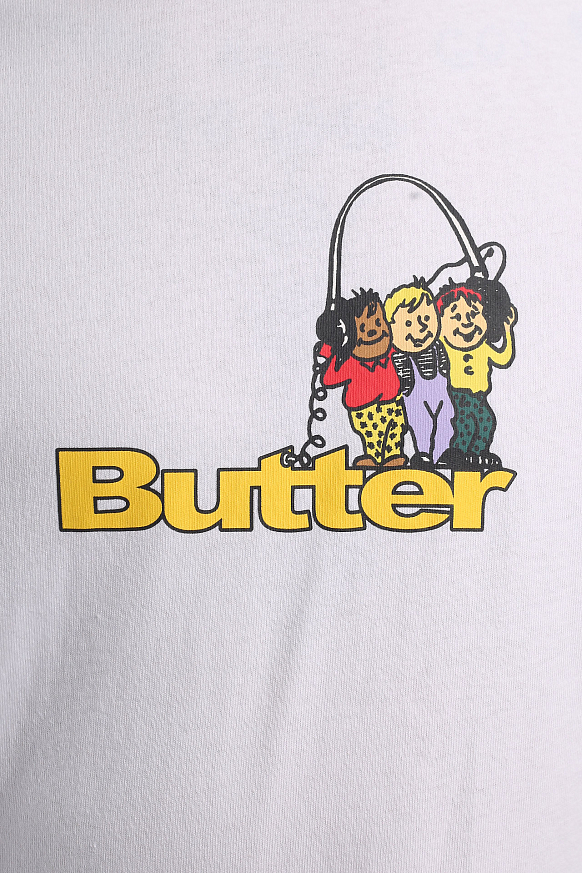 Мужская футболка Butter Goods Headphones Logo Tee (Headphones Logo Tee-white) - фото 3 картинки