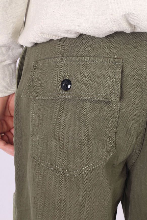 Мужские брюки Uniform Bridge 4 Pocket Fatigue Pants (4 Pocket pants-olive) - фото 9 картинки