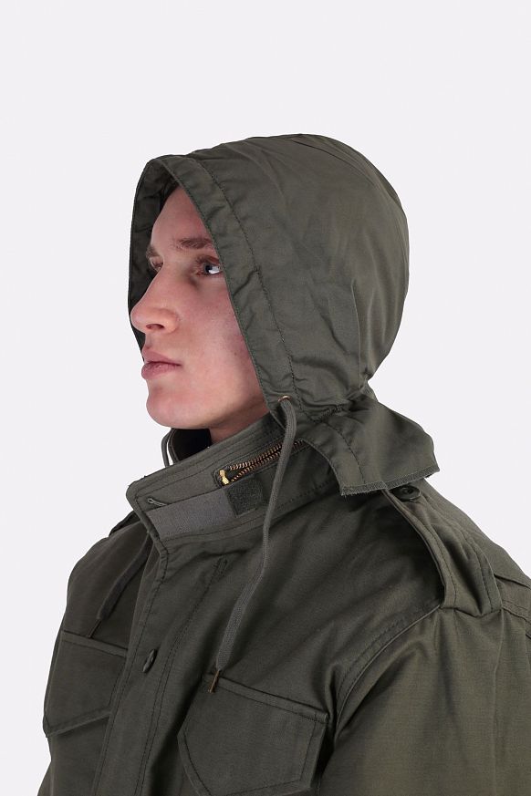 Мужская куртка Alpha Industries Куртка (MJM24000C1-olive) - фото 4 картинки