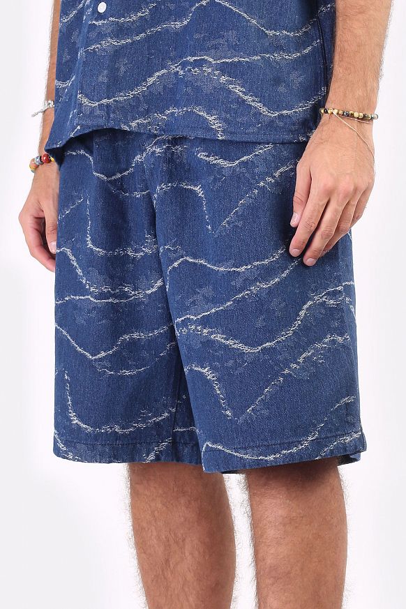 Мужские шорты FrizmWORKS Wave Denim Bermuda Short (SSPT046-indigo)