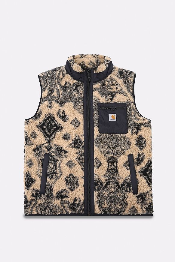 Мужской жилет Carhartt WIP Prentis Vest Liner (I026719-brown/black)