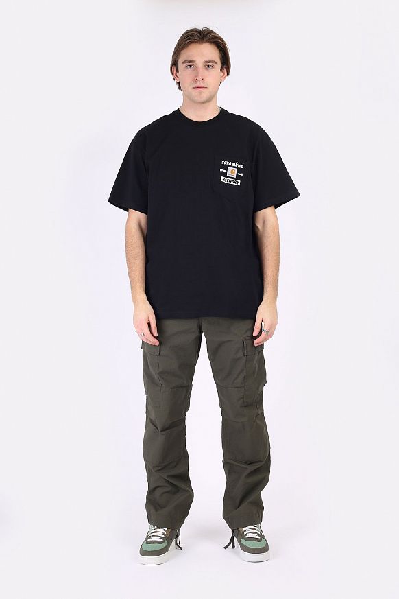 Мужская футболка Carhartt WIP S/S Scramble Pocket T-Shirt (I029983-black/white) - фото 5 картинки