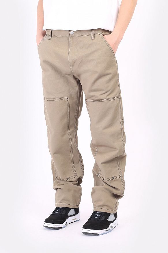 Мужские брюки Carhartt WIP Double Front Pants (I029770-tanami)