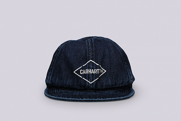 Мужская кепка Carhartt WIP Booth Cap (L022632-blue rinsed)