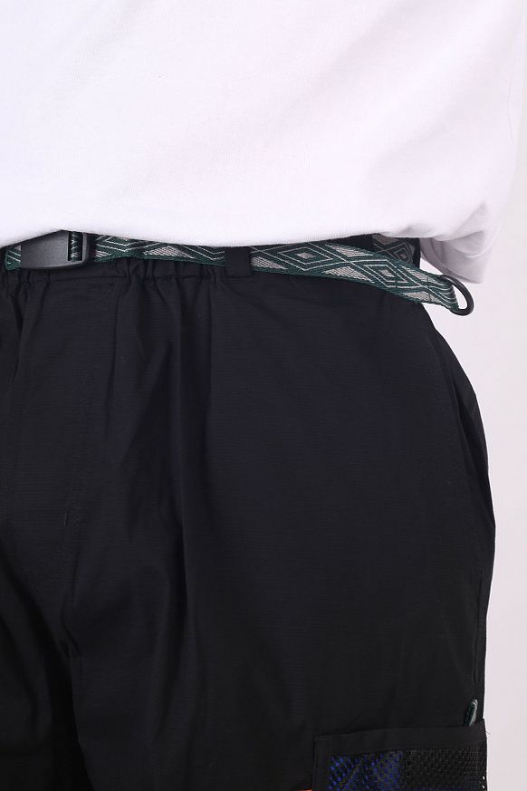 Мужские шорты Butter Goods Mesh Cargo Shorts (Mesh Cargo Shorts-black) - фото 2 картинки
