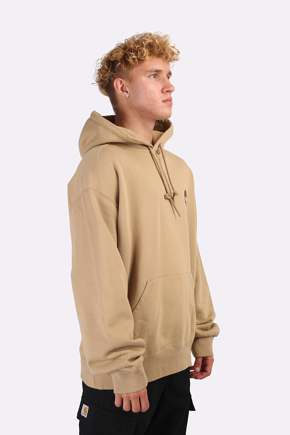 Мужская толстовка Carhartt WIP Hooded Heart Sweat (I032168-brown) - фото 3 картинки