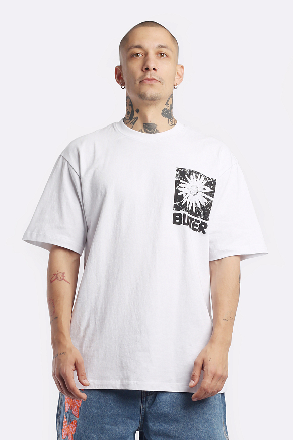 Мужская футболка Butter Goods Nowhere Tee (Nowhere Tee-white) - фото 2 картинки