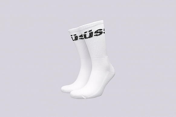 Мужские носки Stussy Jacquard Logo Socks (138603-White)