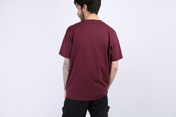Мужская футболка Carhartt WIP S/S Pocket T-Shirt (I022091-shiraz) - фото 3 картинки