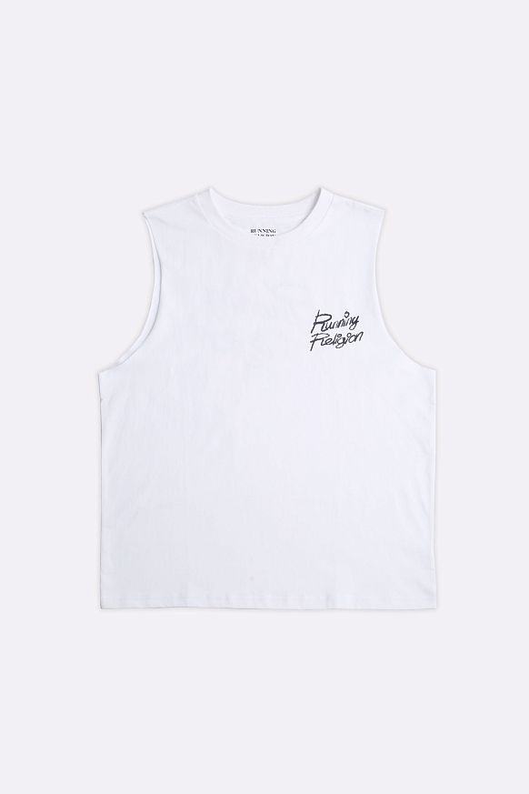 Мужская майка Running Religion Off Road Muscle Tee (MUSCLE TEE-white)