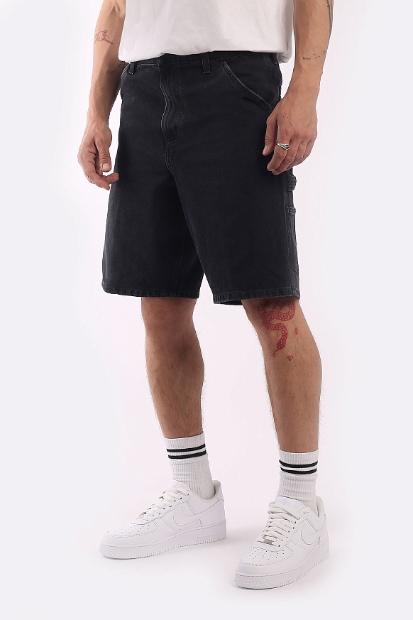 Мужские шорты Carhartt WIP Single Knee Short (I032026-black) - фото 2 картинки