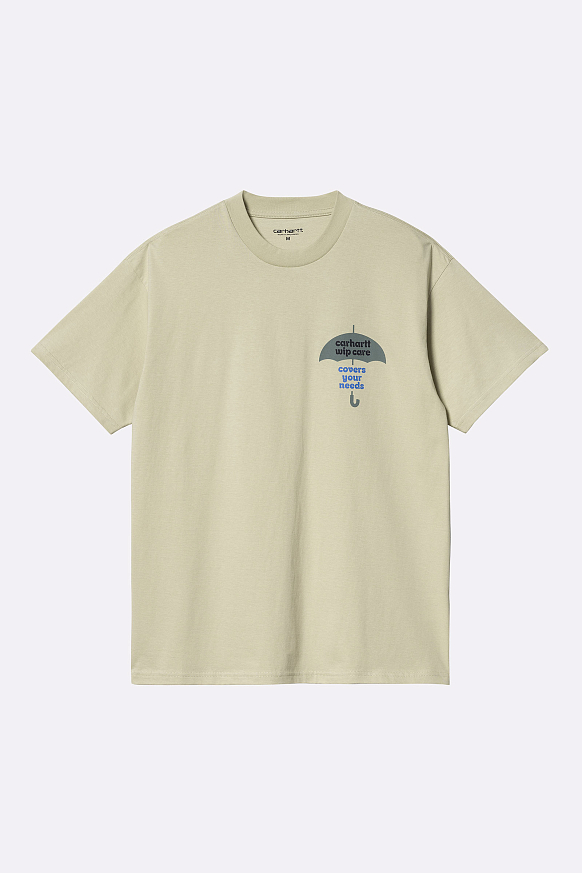 Мужская футболка Carhartt WIP S/S Covers T-Shirt (I033165-beryl)