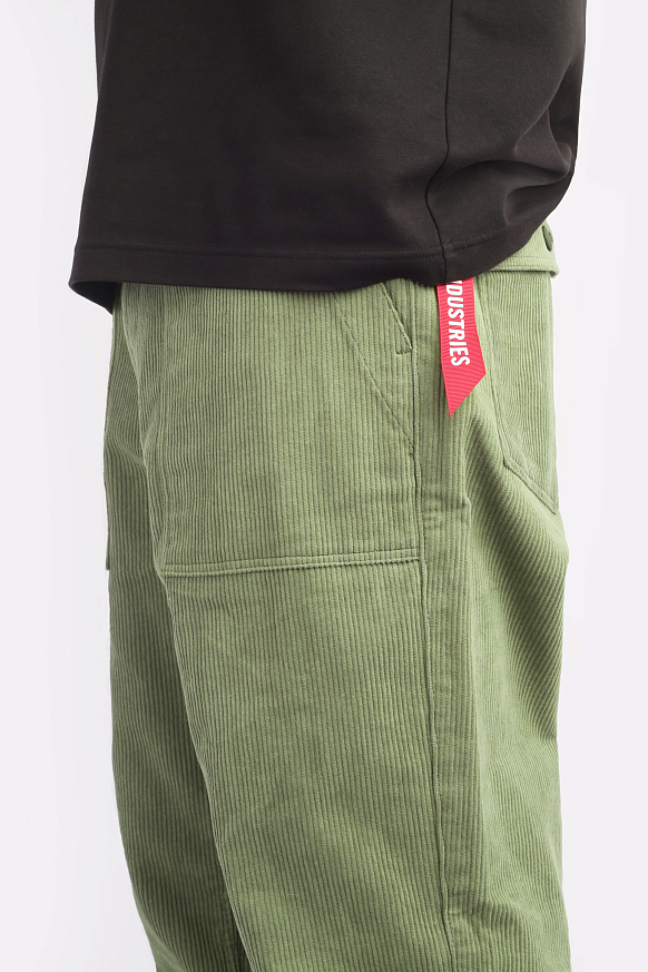 Мужские брюки Alpha Industries Corduroy Fatigue Pant (MBC53501CO-green) - фото 5 картинки