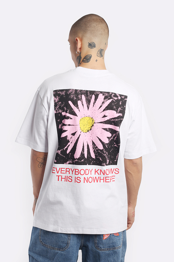 Мужская футболка Butter Goods Nowhere Tee (Nowhere Tee-white) - фото 5 картинки