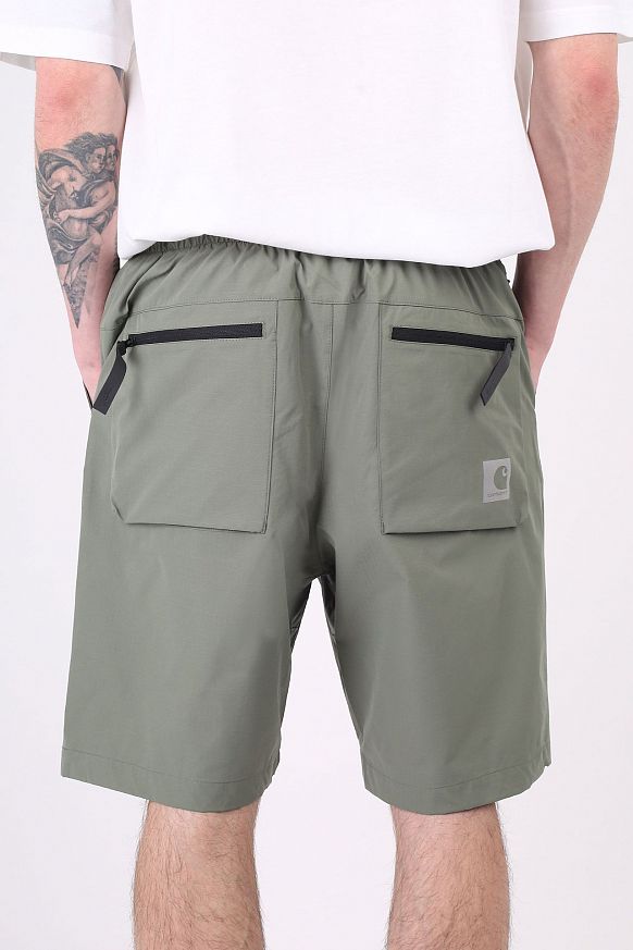 Мужские шорты Carhartt WIP Hurst Short (I028707-dollar green) - фото 4 картинки
