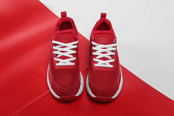 Женские кроссовки DC SHOES Vandium SE (ADJS200026-red/red) - фото 3 картинки