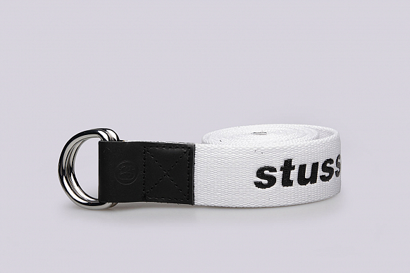 Ремень Stussy Puff Print D-Ring Belt (135140-white)