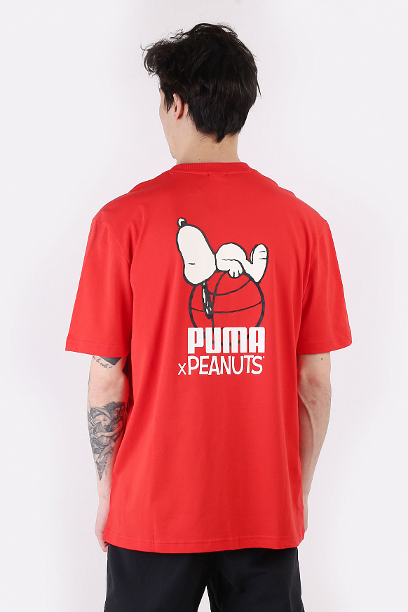 Мужская футболка PUMA x Peanuts Tee (53061611) - фото 5 картинки