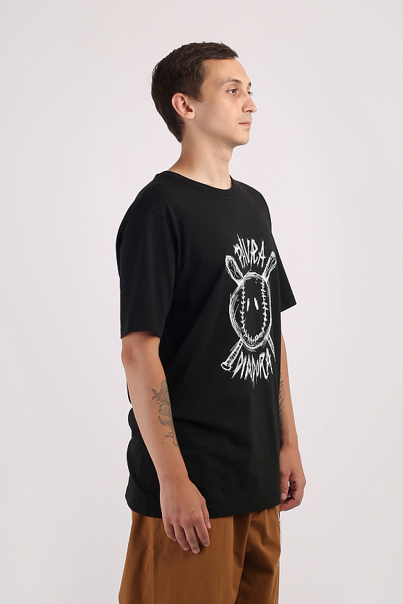Мужская футболка Diadora Paura Logo T-Shirt (DR502176766-black) - фото 2 картинки