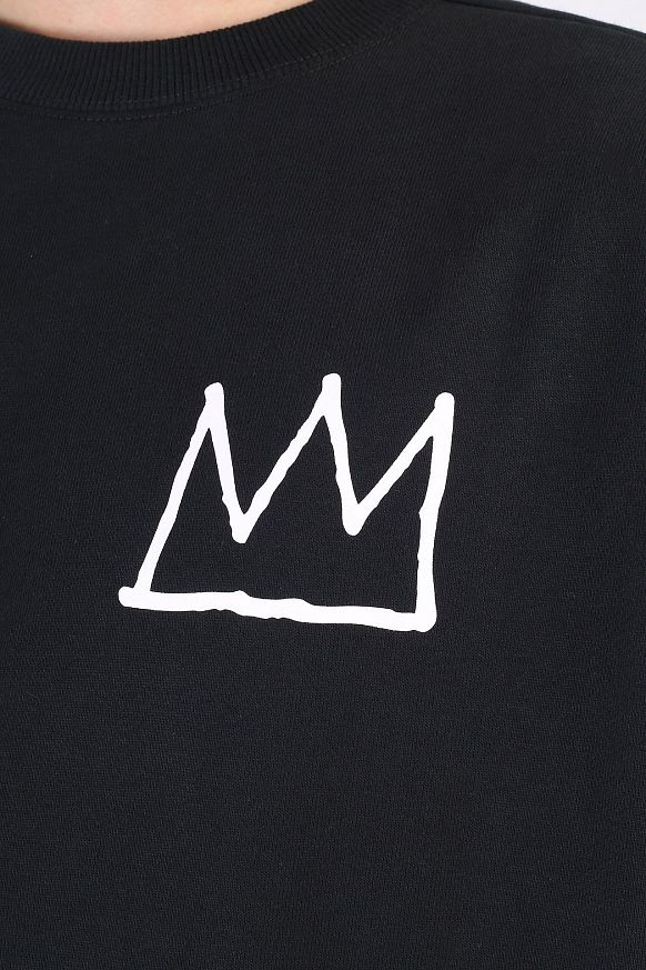 Мужская толстовка Converse Basquiat Fleece Crew (10023072001) - фото 2 картинки