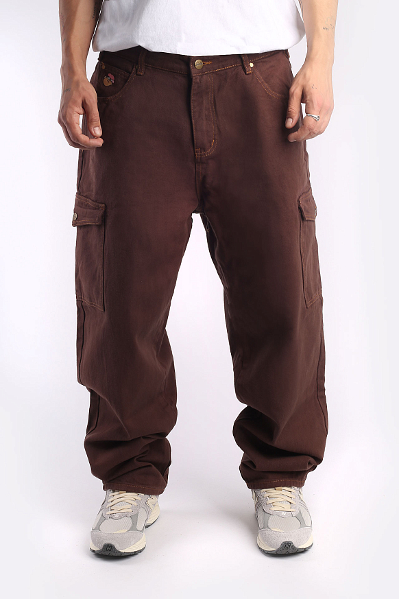 Мужские брюки Butter Goods Santosuosso Denim Pants (Santosuosso Cargo-brown) - фото 2 картинки