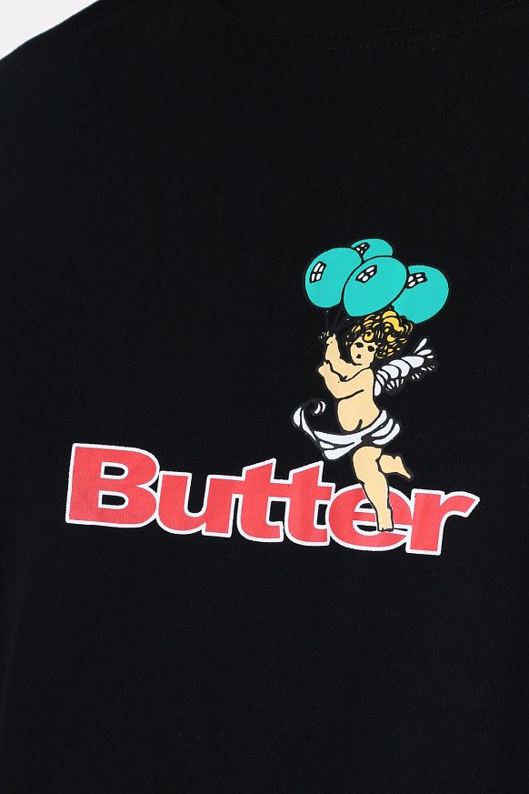 Мужская футболка Butter Goods Balloons Logo Tee (Balloons logo-black) - фото 2 картинки