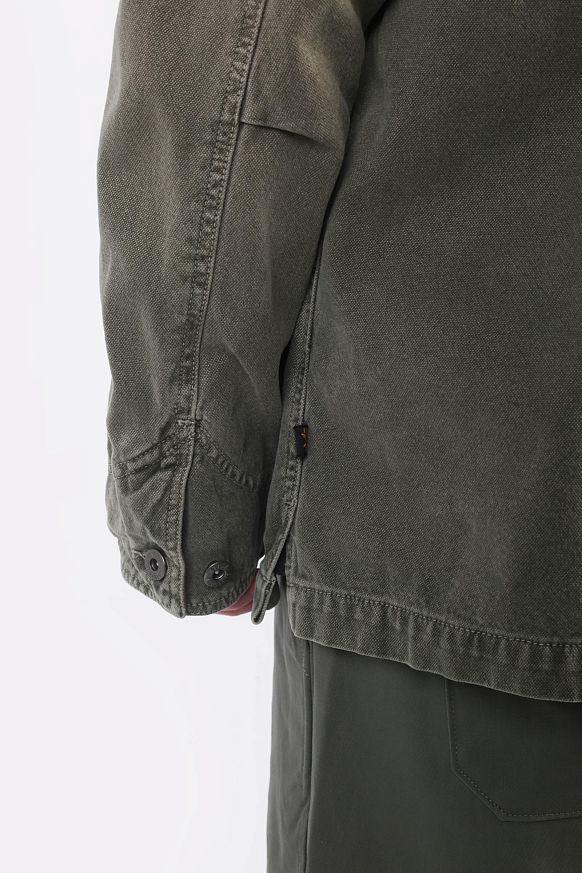 Мужская куртка Alpha Industries CTN Chore Coat (MJC55000CO-OG-107-green) - фото 8 картинки